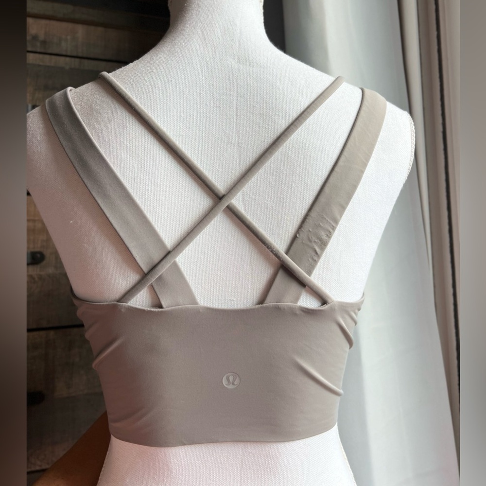 Lululemon sports bra grey